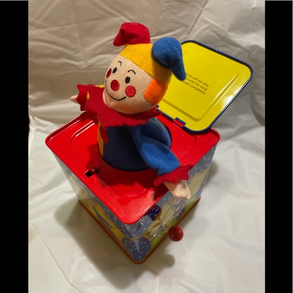 Vintage Schylling 1997 Jack in the Box Clown Music Box Rare - Picture 9 of 9